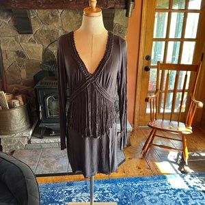 Lovely boho tunic with fringe